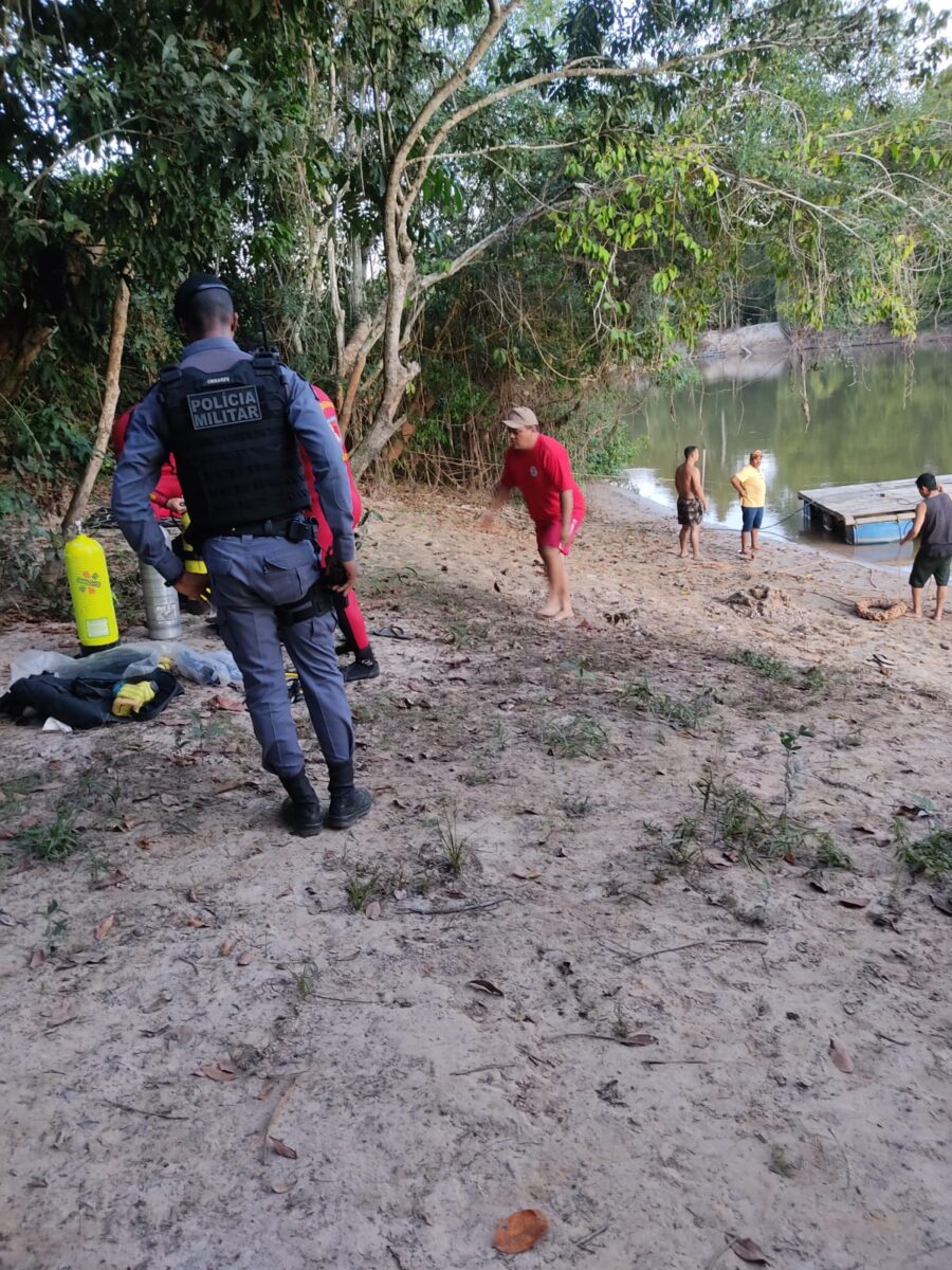 Buscas por criança de 5 anos desaparecida no Rio Braço Norte em Novo Mundo continuam nesta segunda-feira