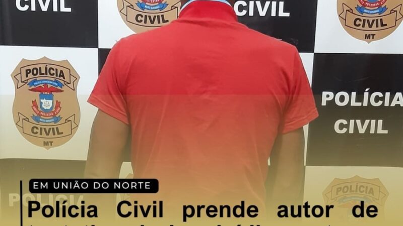 Homem acusado de tentativa de homicídio contra o filho é preso no Distrito de União do Norte