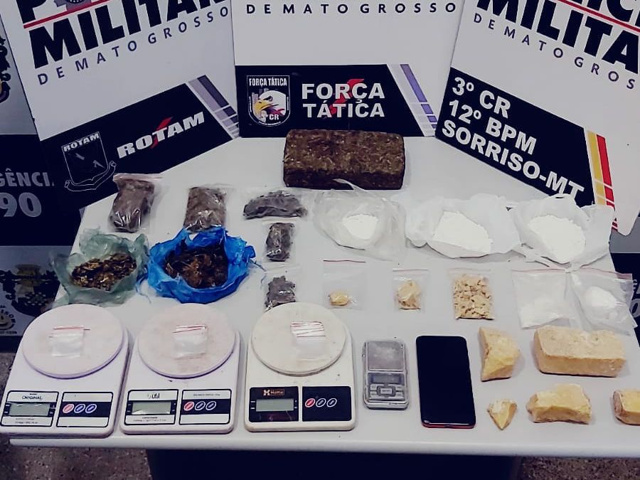 Quatro são presos por tráfico de drogas em Sorriso