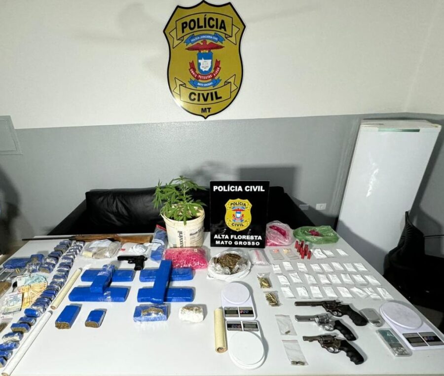 Delegacia de Alta Floresta deflagra Operação Obsidium contra o tráfico de drogas