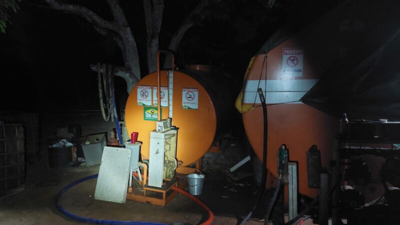 Polícia Civil desarticula posto clandestino de combustível em Pontes e Lacerda