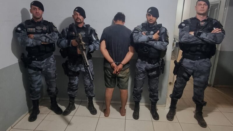 Força Tática prende suspeito de assassinar cadeirante com mais de 30 facadas em Guarantã do Norte