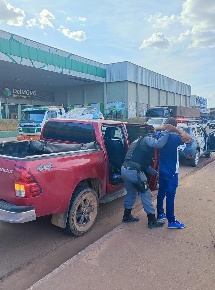 Polícia Militar recupera caminhonete furtada em operação em Guarantã do Norte