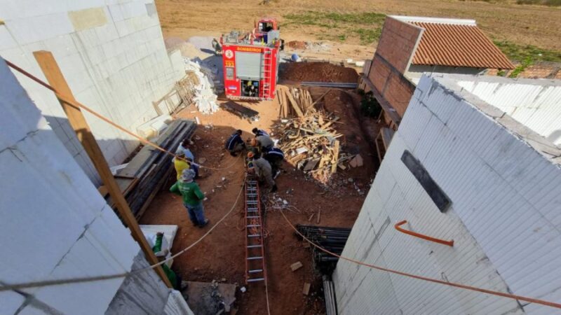Corpo de Bombeiros Militar realiza resgate de trabalhador em Sinop