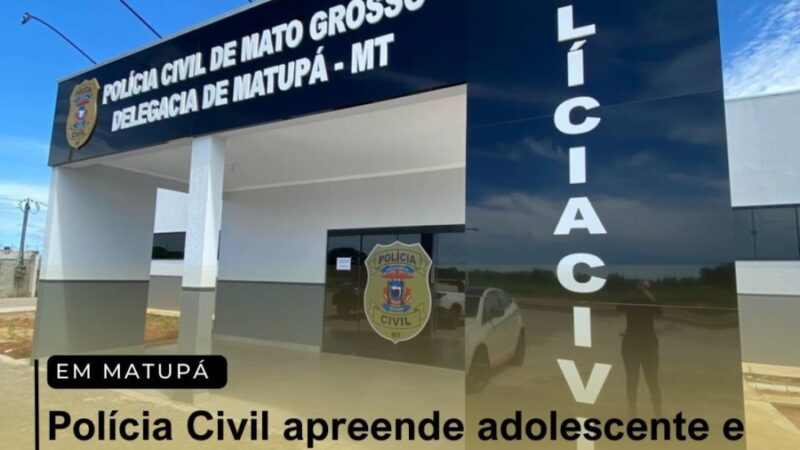 Polícia Civil apreende adolescente e prende suspeito, ambos envolvidos em homicídios distintos