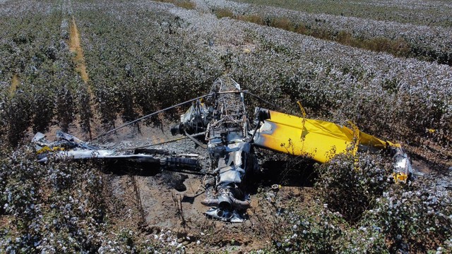 Piloto sai ileso após queda de avião em Sinop