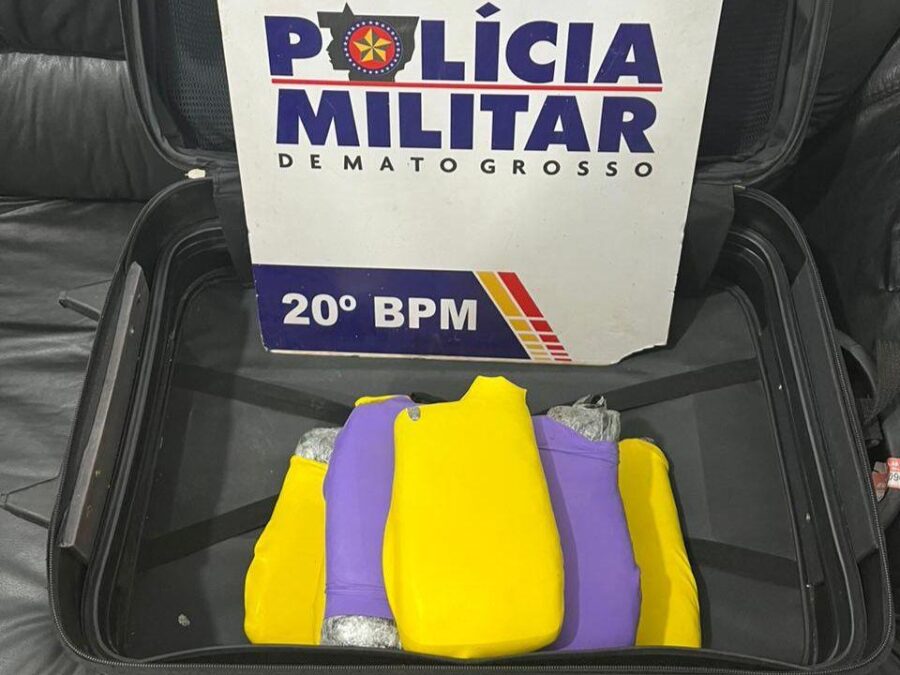 Polícia Militar apreende nove quilos de pasta base de cocaína em Juína