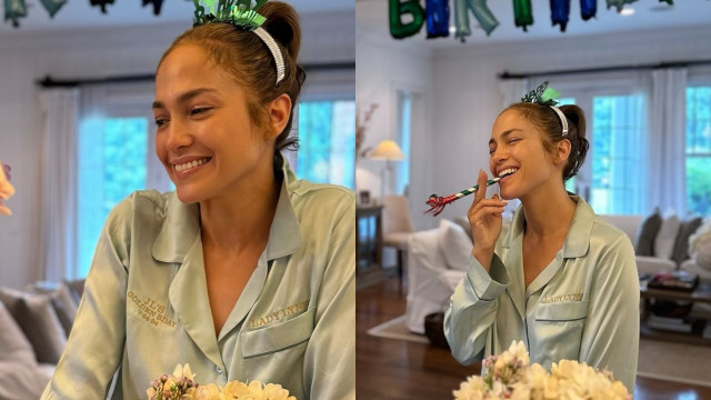 De pijama e sem maquiagem, Jennifer Lopez agradece apoio dos fãs