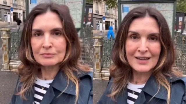 Fátima Bernardes fala sobre roubo em Paris: "Não tem como sair"