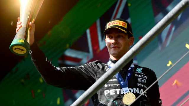 Russell suporta pressão de Hamilton e vence o GP da Bélgica de Fórmula 1; Verstappen é o 5º