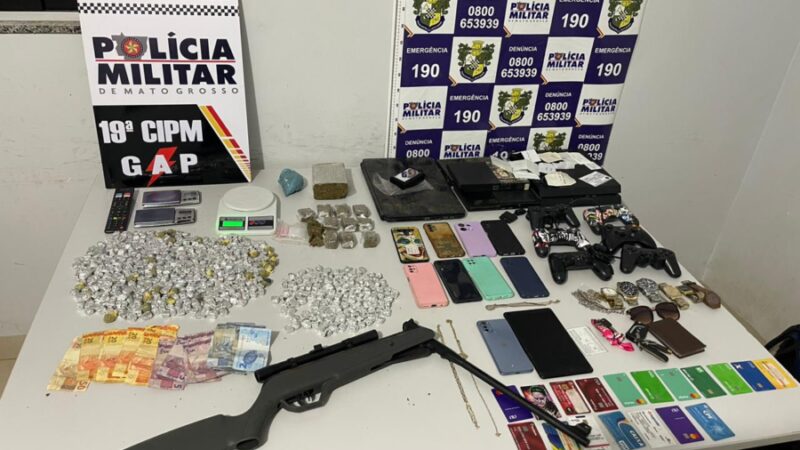 Polícia Militar desarticula quadrilha envolvida em tráfico de drogas e roubo em Querência