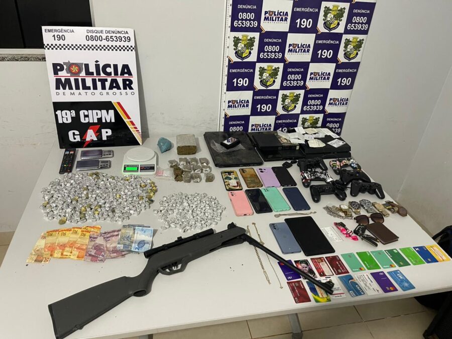 Polícia Militar desarticula quadrilha envolvida em tráfico de drogas e roubo em Querência