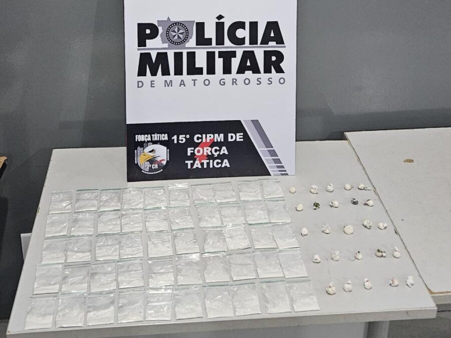 Homem é preso por tráfico de drogas em operação da Força Tática em Várzea Grande