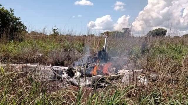 Avião de pequeno porte cai no interior do Mato Grosso, diz TV
