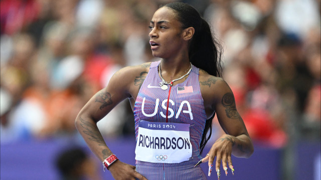 Unhas de Sha’carri Richardson dão show à aarte nas Olimpíadas