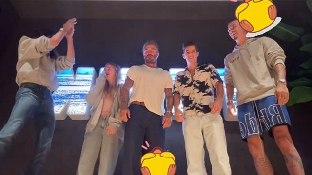 Victoria Beckham cai em ‘pegadinha’ feita pela família em desafio viral