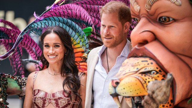 Meghan dá ‘show de carisma’ e causa alvoroço com Harry na Colômbia