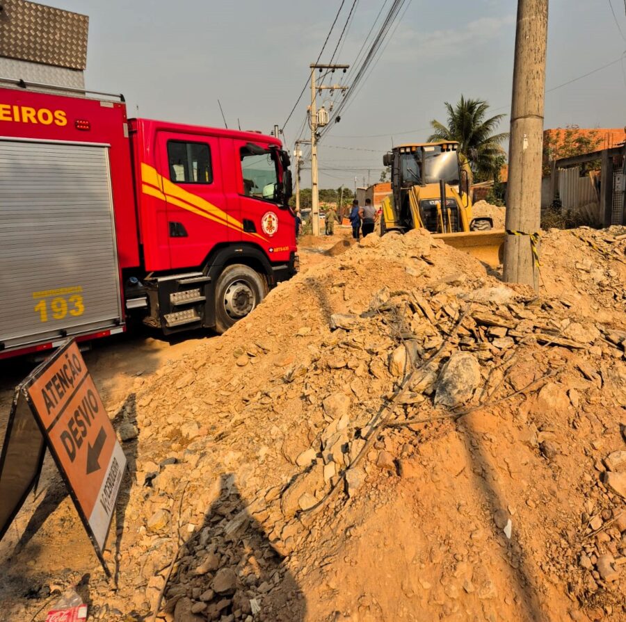 Tragédia em Cuiabá: Dois trabalhadores são soterrados em obra hidrossanitária, um morreu