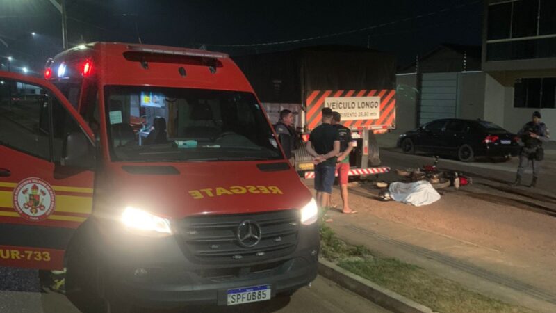 Tragédia em Guarantã do Norte: Motociclista morre em colisão com carreta estacionada