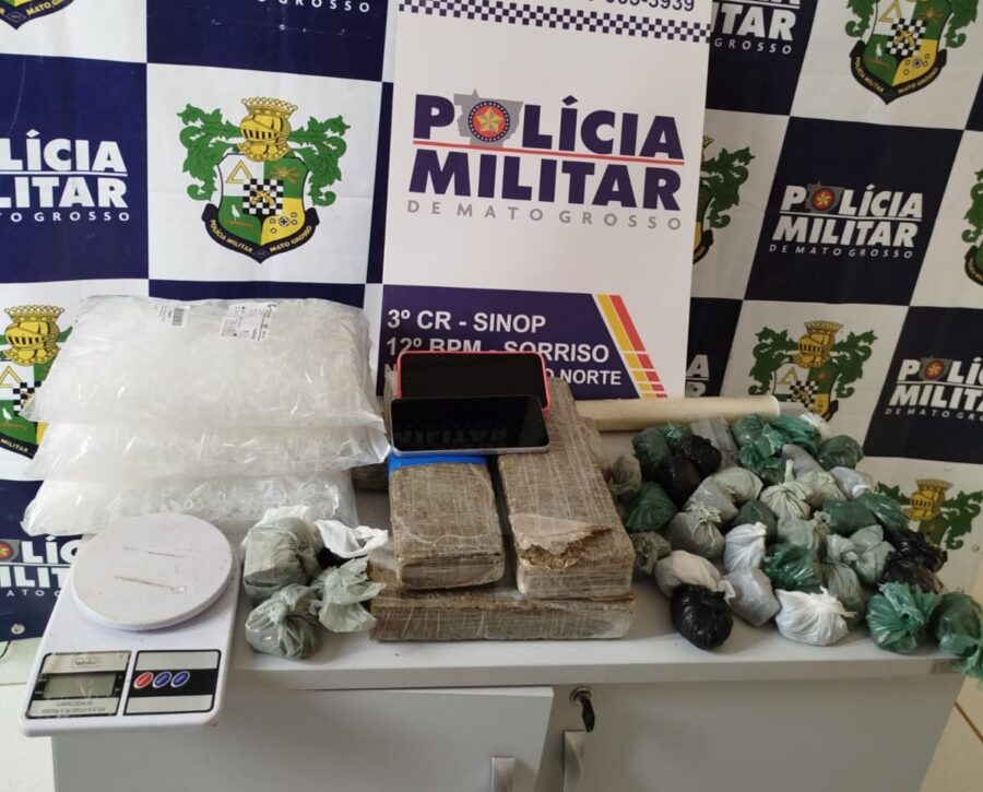Três pessoas presas por tráfico de drogas em Ipiranga do Norte