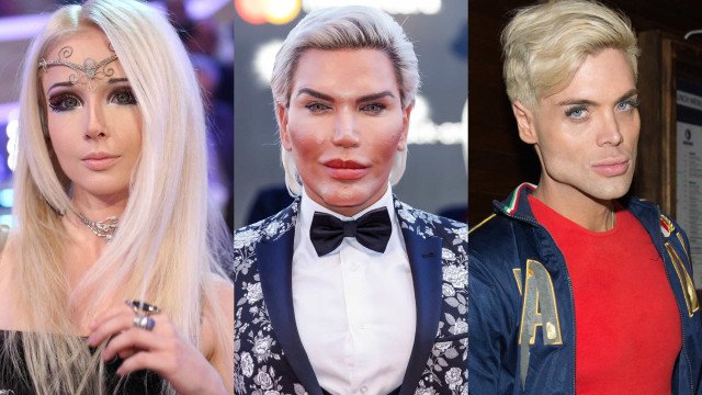 Eles gastaram uma fortuna para se parecerem com bonecos