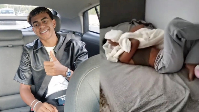 Motorista pede vídeo a Lamine Yamal e reação da sobrinha viraliza na web