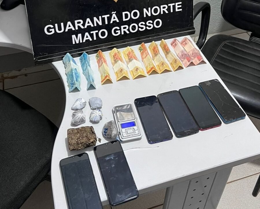 Polícia Civil prende traficante em Novo Mundo e apreende entorpecentes