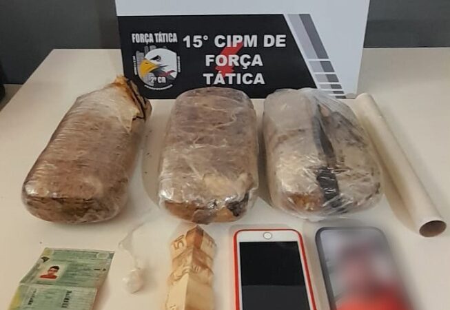 Polícia Militar prende homem por tráfico de drogas em Várzea Grande