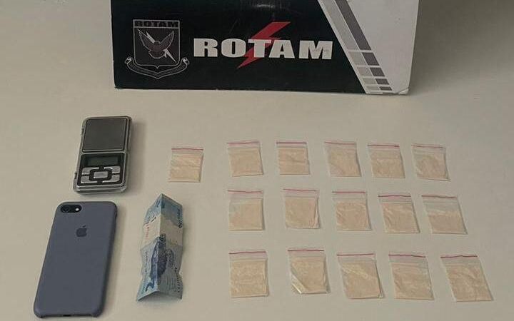 Rotam prende jovem por tráfico de drogas em Várzea Grande