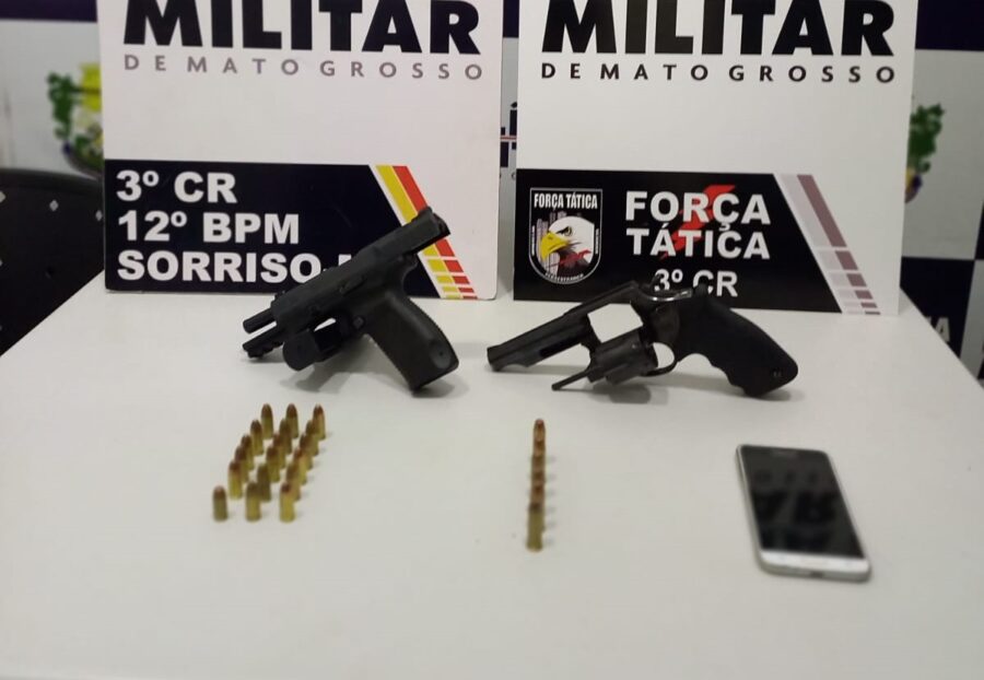 Polícia Militar prende quadrilha planejando homicídios em Sorriso