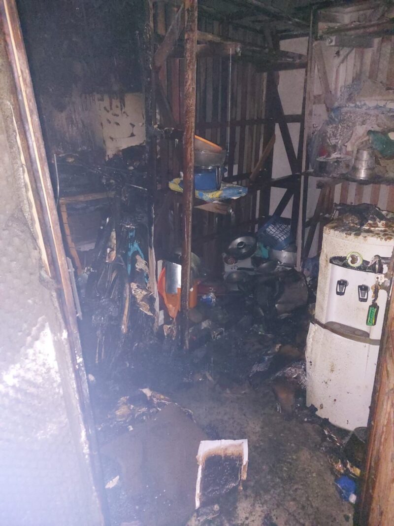 Incêndio em hotel é rapidamente contido pelo Corpo de Bombeiros no Centro de Guarantã do Norte