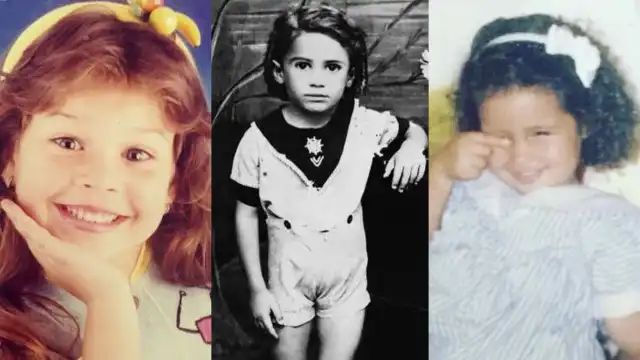 Consegue adivinhar quem são esses famosos pelas fotos de infância?