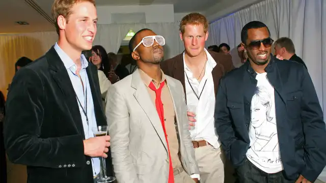Diddy tinha uma obsessão com William e Harry (e molduras dos príncipes)