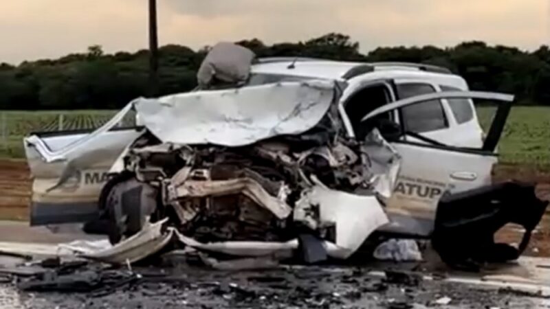 Acidente com carro de prefeitura de Matupá deixa um morto na BR-163