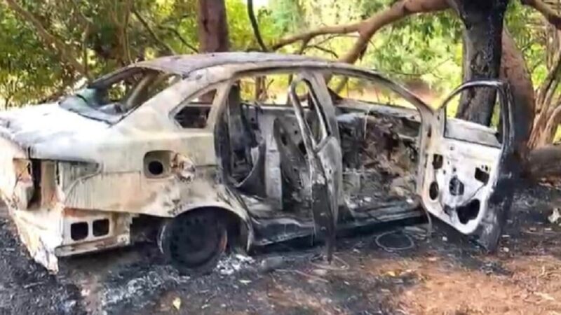 Motorista de aplicativo que havia sumido é encontrado morto carbonizado em carro em Matupá