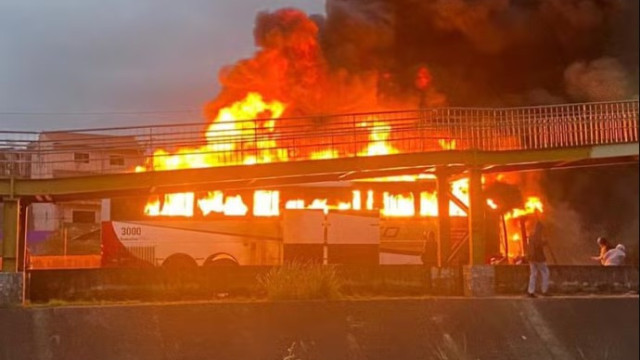 ‘Vieram até mim com barra de ferro’, diz motorista de ônibus atacado pela Mancha