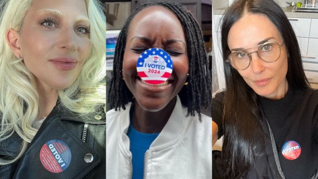 De Lady Gaga a Demi Moore; as estrelas que votaram nas eleições dos EUA