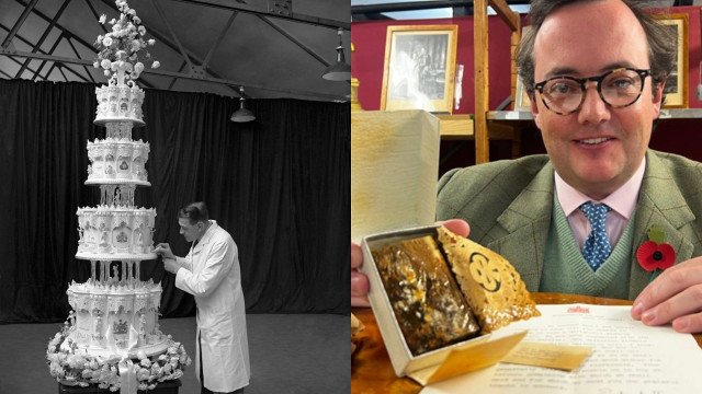 Fatia rara de bolo do casamento de Elizabeth II é leiloada por R$ 13 mil