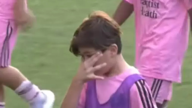 Filho de Messi chora após eliminação do Inter Miami em torneio de base