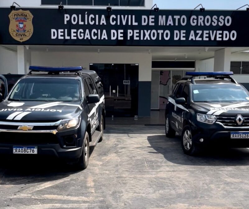 Homem é preso em flagrante após agredir companheira em Peixoto de Azevedo