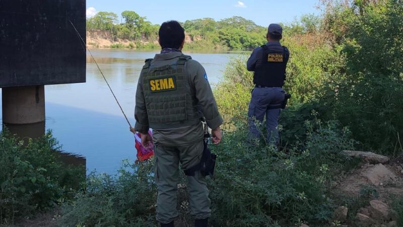 Sema intensifica fiscalização durante a piracema e apreende mais de 278 kg de pescado irregular