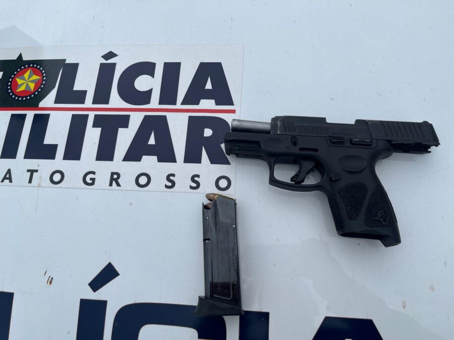 Polícia Militar prende dupla por porte ilegal de arma de fogo em Sorriso