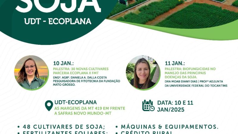 Terceira edição do Dia de Campo UDT Ecoplana em Novo Mundo dobra a programação e oferece novidades