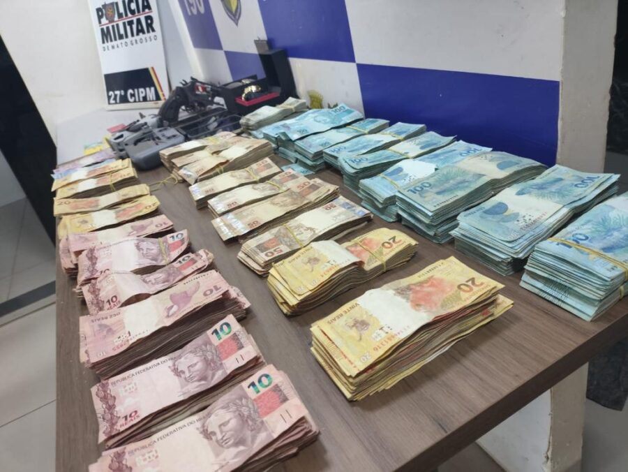 Confresa: R$ 320 mil foram apreendidos em Confresa pela polícia e três criminosos de assaltantes de bancos foram mortos em confronto