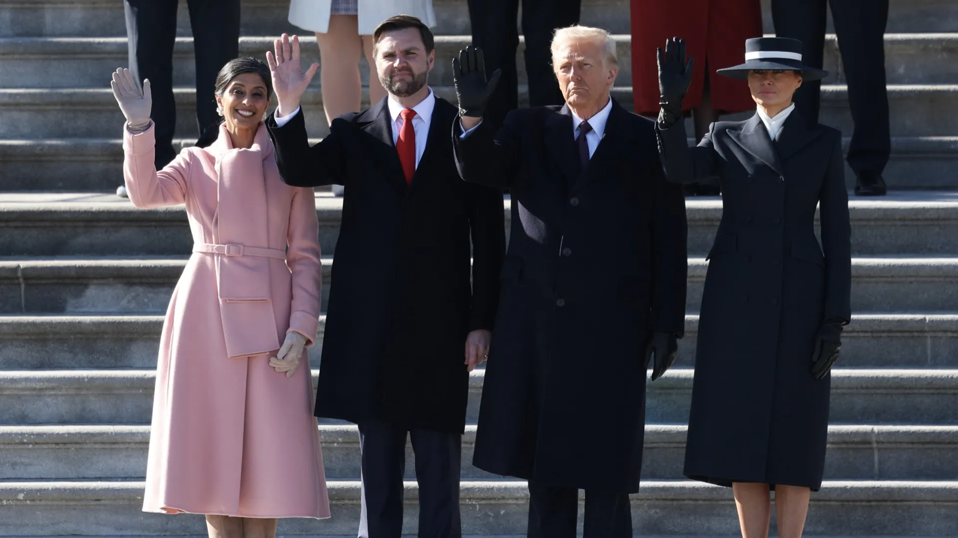 De Melania a Hillary; os looks que chamaram atenção na posse de Trump