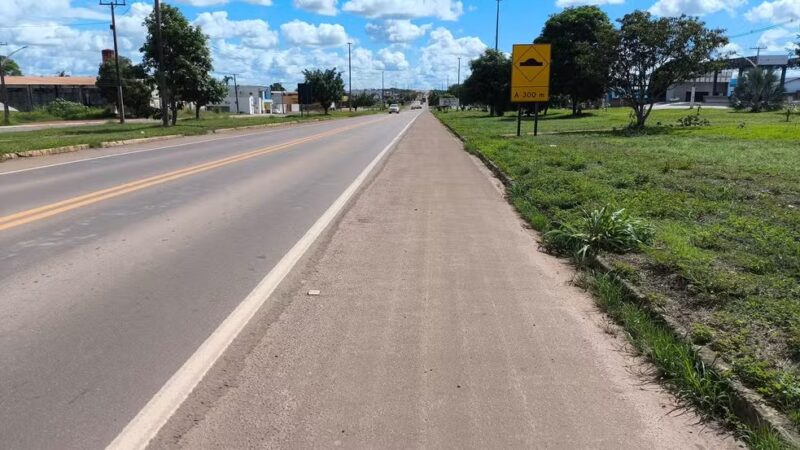 Homem morre atropelado por ambulância na BR-163, em Cláudia 