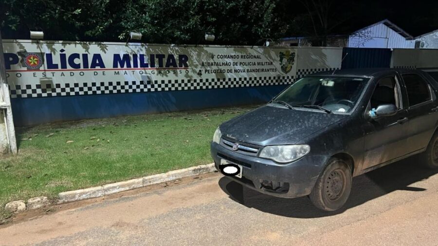 Homem de facção criminosa é preso com veículo roubado em Nova Bandeirantes