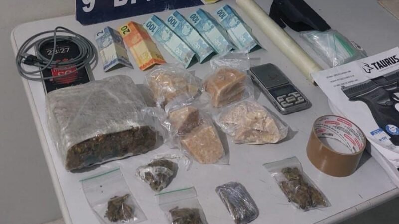 Homem é preso por tráfico de drogas em Cuiabá