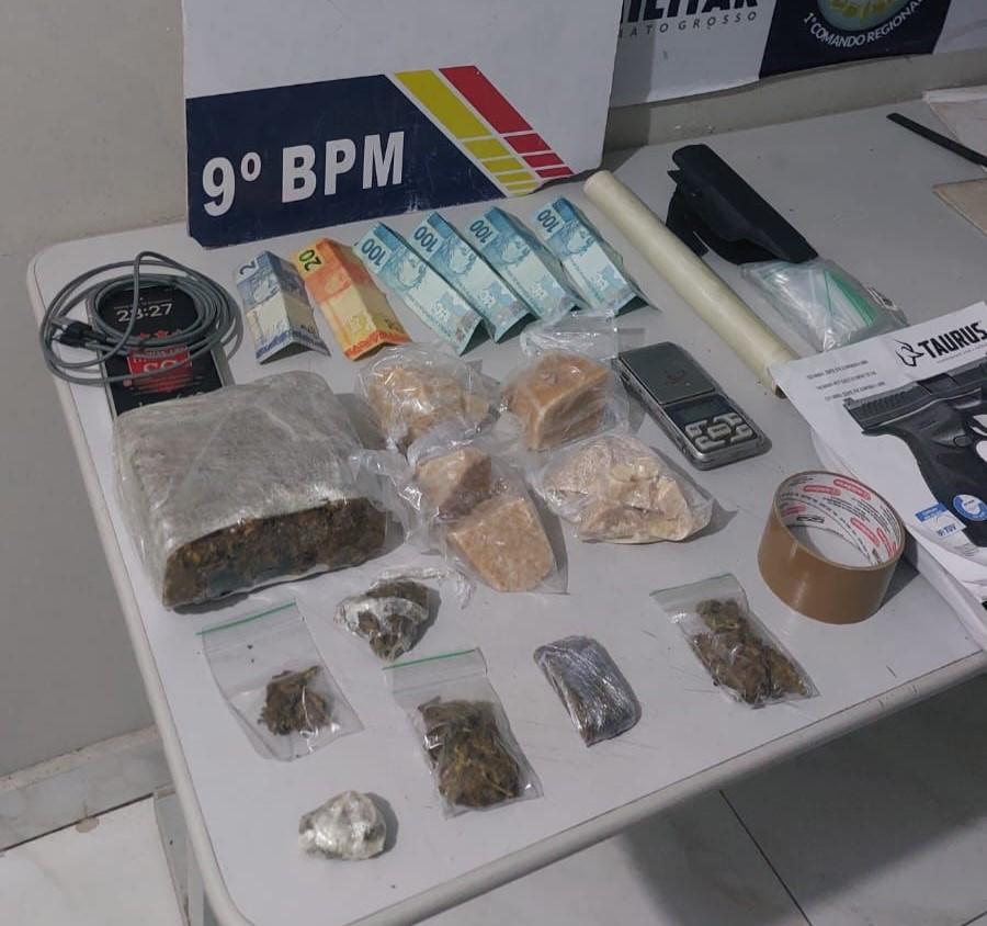 Homem é preso por tráfico de drogas em Cuiabá