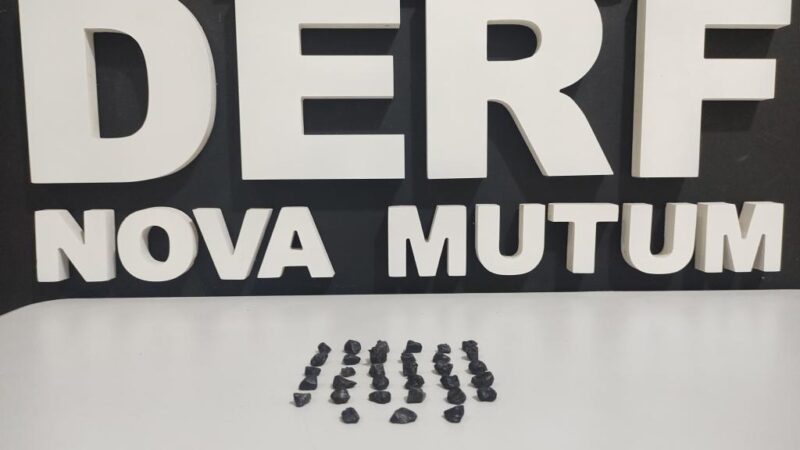 Adolescente é apreendido por tráfico de drogas em Nova Mutum